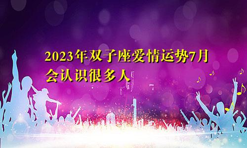 双子座2023年爱情运7月情况 会结识许多人