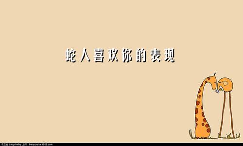 属蛇男人看上你的表现