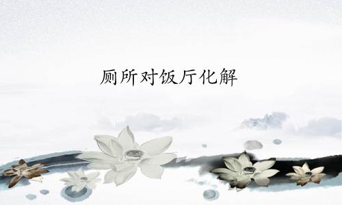 厕所对饭厅化解